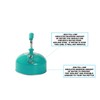 Mainstays Teal 1.8 Liter Stainless Steel Whistling Tea Kettle Turquoise