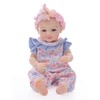 Cloveray 12 Inch Full Body Silicone Baby Doll Girl, 2