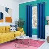 Sun Zero Halton Bright Vibes 100% Total Blackout Grommet Curtain