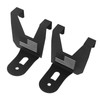 2pcs Cooler Mounting Brackets Black Iron Replacement for Polaris RZR