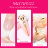 2 Bottles Nail Glue for Tips, 15 ml Professional Nail