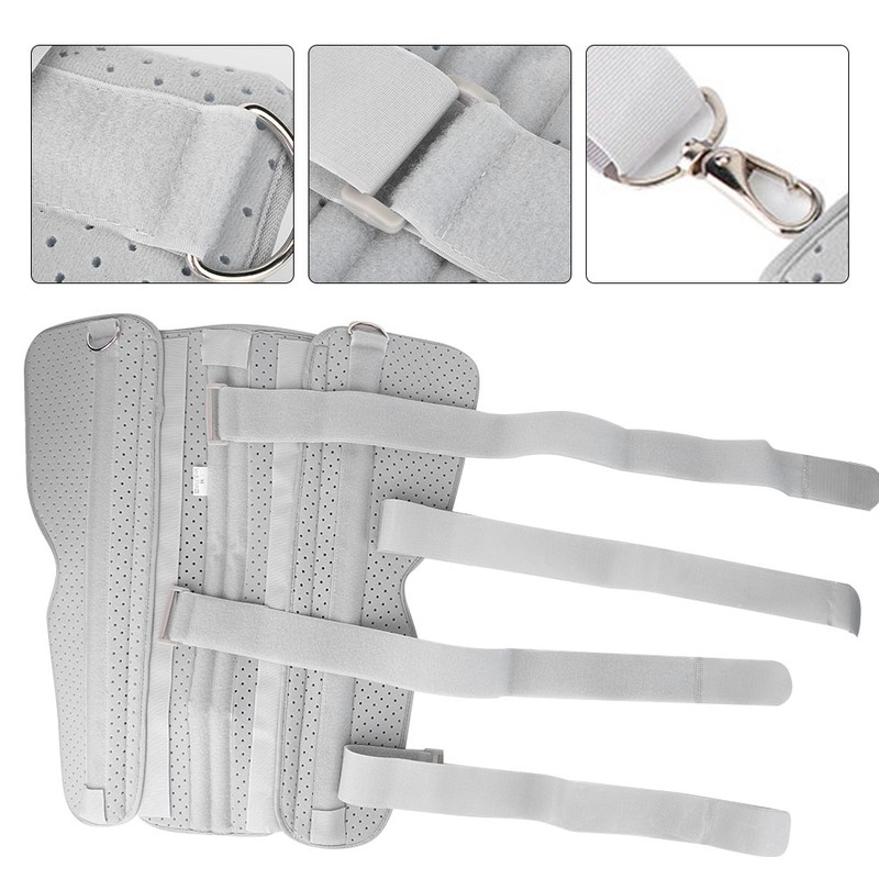 Breathable Knee Brace Adjustable Knee Support Protector Stabilizer (M with