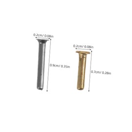 FRCOLOR 16 Pcs Umbrella Frame Fixing Pin Rivet Set Umbrella Ribs Rivets Umbrella Repair Parts Umbrella Canopy Replacement Umbrella Accessories Parts Umbrella Spoke Rivets Umbrella Hardware Alloy