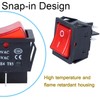 DMWD 3Pcs 30A 250VAC/ 35A 125VAC Large Current Rocker Toggle