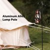 Camping Lantern Stand Camping Folding Lamp Pole Lightweight Portable Outdoor