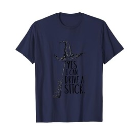 Witch Hat and Broomstick T-Shirt