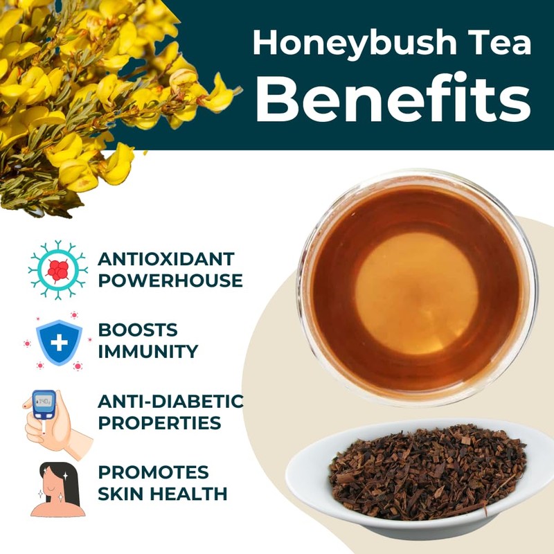 Teapro Honeybush Herbal Tea Loose Leaf 280g | Naturally Sweet