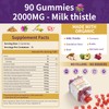 Milk Thistle Gummies with 2000MG Extract, Liver Health Support Gummies,