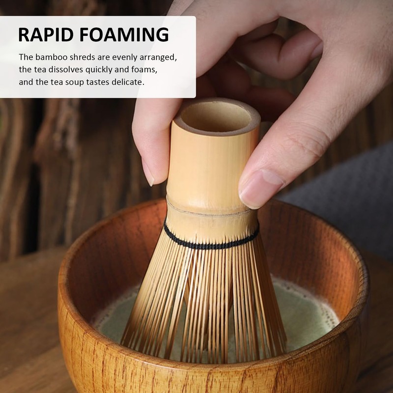 1 Matcha Blender, 5 Piece Wooden Tea Tools, Matcha Kit,
