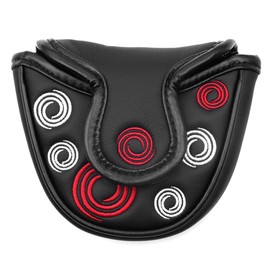 ANCLLO Half Round Putter Cover, Golf Club Cover, Ball Head Protective Cap, Durable and Stylish Putter Headwear for Improved Club Safety