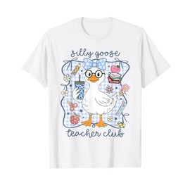 Silly Goose Teacher Club Back to School Funny First Day T-Shirt