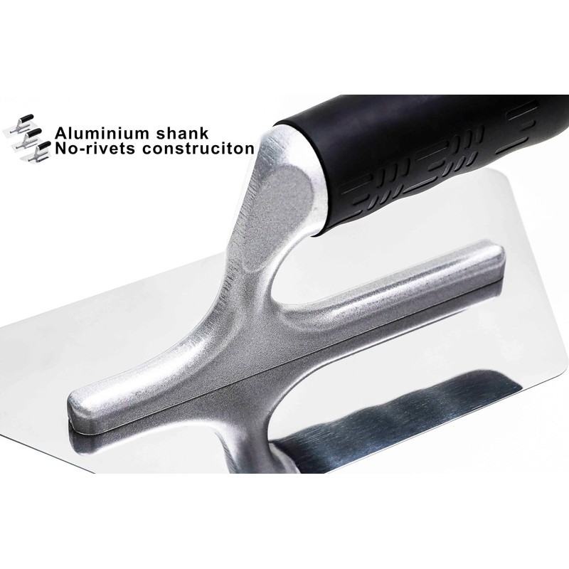 Venetian Plaster Finishing Trowel Set 3 PC Polished Stainless Steel