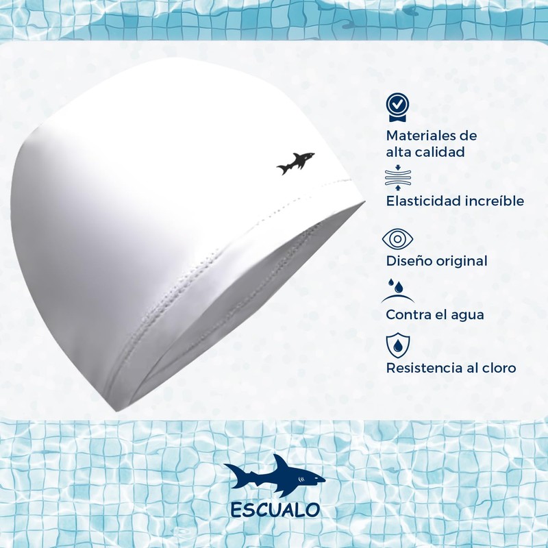escualo Gorra para Natacion Unisex Adulto Modelo Lycra (Lycra) Unitalla,