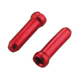Jagwire Brake or Speed Cable Tips, 500 Pieces, red, Standard