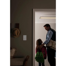Lutron Maestro Motion Sensor Light Switch Indoor for Bathroom, Garage, Laundry Room, Closet, Occupancy Sensor Light Switch, Single-Pole, No Neutral, MS-OPS5M-BR