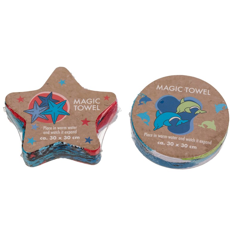 MIK funshopping Set of Magic Washcloths, Magic Cloth, Magic Towel,