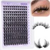 ALICE Lash Clusters Wispy Cluster Eyelash Extensions 168pcs Fluffy Individual