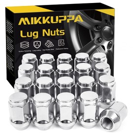 MIKKUPPA 7/16-20 Lug Nuts Replacement for 1953-1983 Chevy Corvette, 1967-1982 Chevy Camaro, 1964-1983 Chevy Malibu - 20pcs Aftermarket Wheel Chrome Closed End Lug Nut
