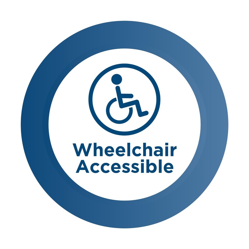 Cosco XL 38.5" Resin Fold-in-Half Card Table, Black, Wheelchair Accessible,