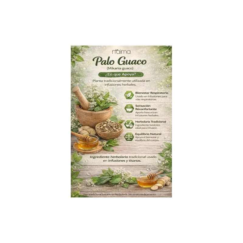 Palo Guaco Orgánico (mikania) Té Herbal 100% Puro 500g