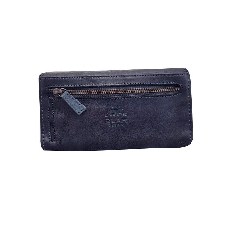 Bear Design CL9918 Women's Purse Washed Leather Vintage Look (16/9/3