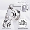 KCNOFNC 48 mm pulley steel cable, cable pulley with 2