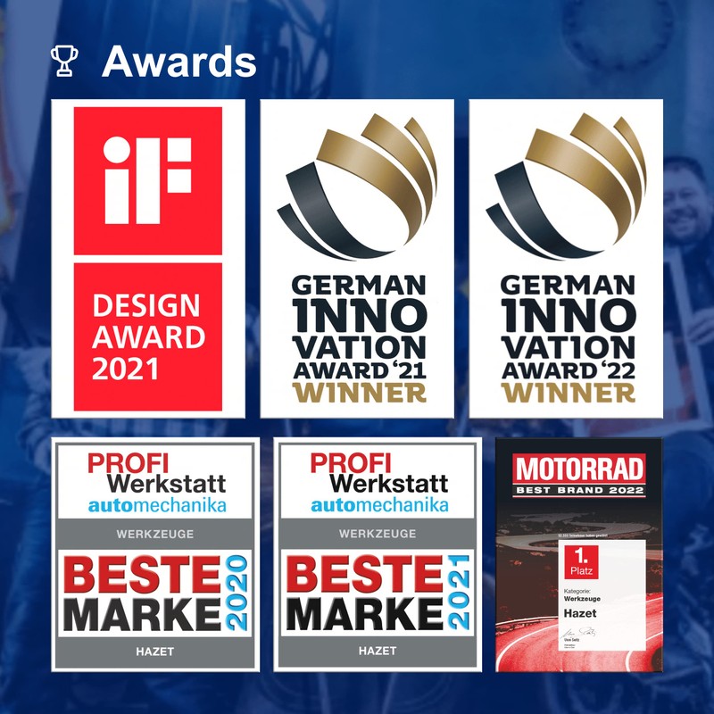 HAZET 2154N-2 2000 mm Measuring Tape - Multi-Colour