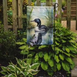 Caroline's Treasures Minnesota Common Loon Garden Flag Mailbox Flag Decorative Yard Flag Banner Outside Patio Artwork Yard Flower Beds, Garden Size, Multicolor