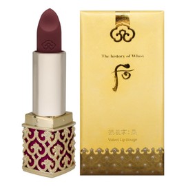 The Whoo Gongjinhyang Mi Velvet Lip Rouge 3.5g, 54 Burgundy Red, 1 piece / 더후 공진향 미 벨벳 립 루즈 3.5g, 54버건디레드, 1개