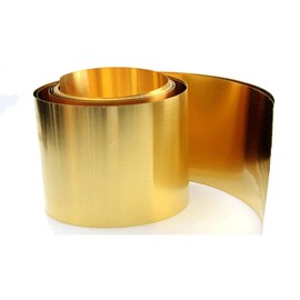 Brass Sheet Thin Sheet Foil Plate 0.02 x 100 x 1000 mm