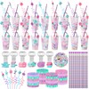 Saypacck 194 Pcs Mermaid Party Favors Goody Cup Fillers, Mermaid
