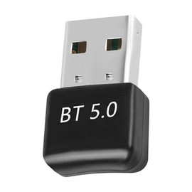 Bluetooth V5.0 Mini Dongle - Universal Wireless USB Adapter, 20M Range for Windows PC/Laptop, Stable Audio Connection, Durable ABS, Compatible with Multiple OS