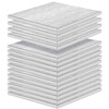 HAKZEON 15 Pack 10 Inch Silver Square Cake Drums, Sturdy