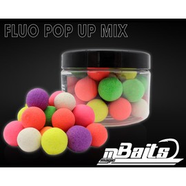 Magic Baits Fluo Pop Ups Colour Mix Boilies Carp Bait Carp Fishing Pop Up (20 mm)