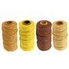 Operitacx DIY Art Craft Essential 4 Rolls 2mm Thick Braided