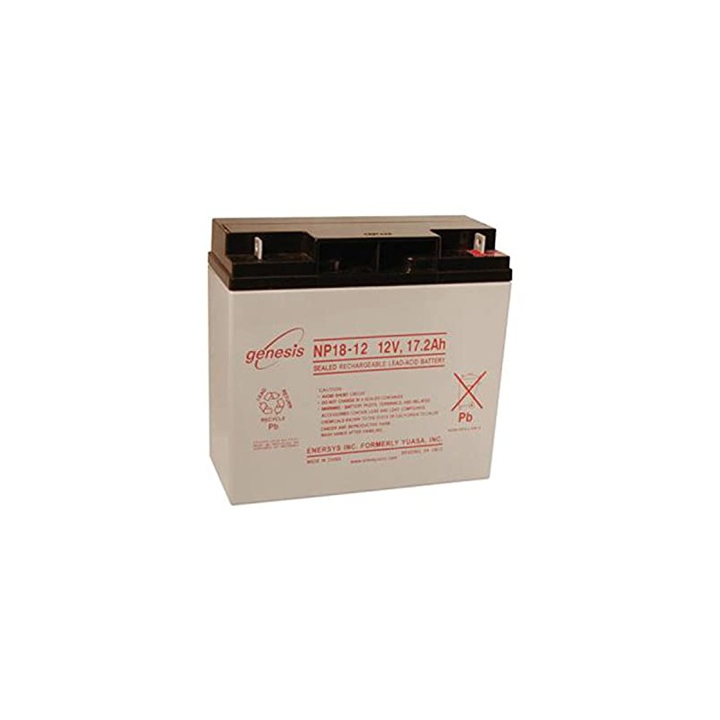 ENERSYS NP18-12B Lead Acid Battery, 12V, 17.2AH