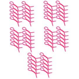 OHPHCALL 50pcs Barber Hairdressing Tools Hair Perm Rods for Women Spiral Hair Perm Rods Comfortable to Hold for Salon Home Use