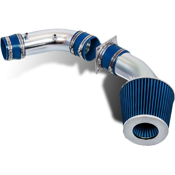 Click2go Cold Air Intake Kit with Reusable Blue Filter Compatible
