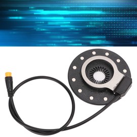 Bike Power Pedal Assist Sensor, Electric Bicycle Assistant Sensor High Sensitivity 12 Magnets Right Dual Hall Pedal Assist Sensor Electric Bicycle Pedal Parts Set