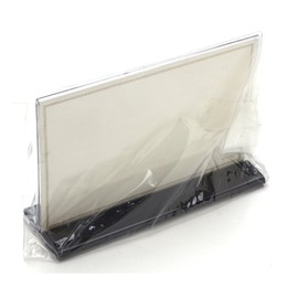 タカ印 ポップスタンド卓上メニュー立 34-2720 T型 小 透明 ペット樹脂