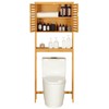 VIAGDO Over The Toilet Storage Cabinet, Tall Bathroom Cabinet Organizer