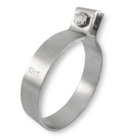 DIN Clamp Stainless Steel Solid Clamp Pipe Clamps from 30.2 - 124.5 mm (124.5 mm - 4.90 Inches)