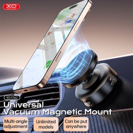 Universal XO 360°Rotation Vacuum Car Magnetic Phone Holder Suction Cup Car Stand Mount