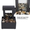 Wakects Indoor Desktop Fountain Waterfall, LED Indoor Fountain Illuminated Waterfall
