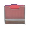 Mind Reader Metal Mesh Desktop File Organizer, 3-Tier Paper Tray