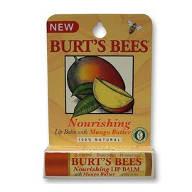 Burt's Bees 100 % natural moisturising lip balm cucumber & peppermint Mango