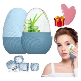 Rodillo Silicón Hielo Para Masaje Facial Reutilizable                                                                                                 