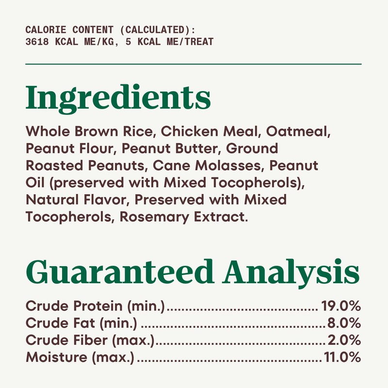 Nutro Crunchy Dog Treats with Real Peanut Butter, 10 oz.