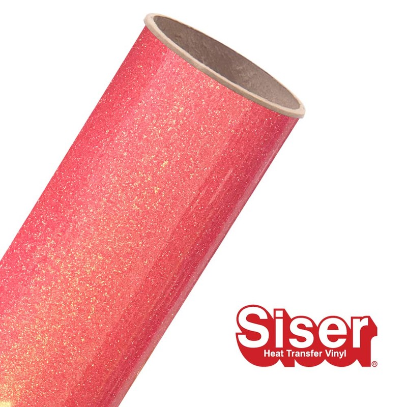 Siser Glitter HTV Rollo de vinilo de transferencia térmica para
