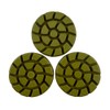 3" Resin Concrete Diamond Polishing Pads, #1500 Grit, Dark Resin,